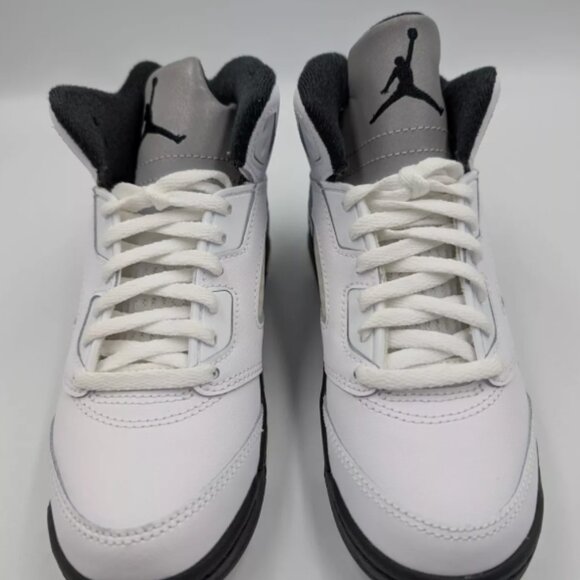 Nike Jordan 5 Retro Kids ‘White Black’ Preschool and Toddler Sizes SHIP FAST - Picture 4 of 6